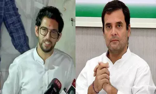 Aaditya Thackeray meets Rahul Gandhi in New Delhi