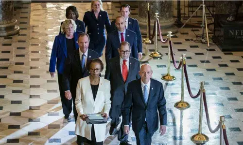 Donald Trumps articles of impeachment delivered to Senate
