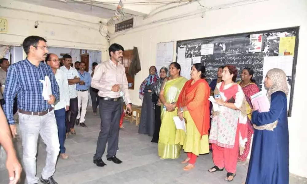 Bheemgal: Collector inspects poll arrangements