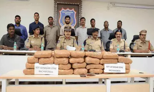 51kg of ganja seized in Hyderabad, 3 held