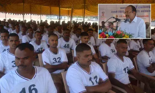 Home Minister Mohammed Mahmood Ali inaugurates induction training to SCT constables