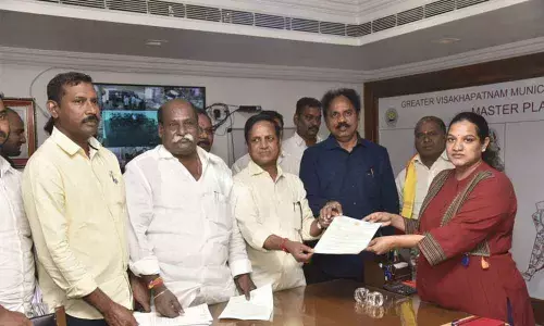 TDP MLAs submit plea to GVMC chief in Visakhapatnam