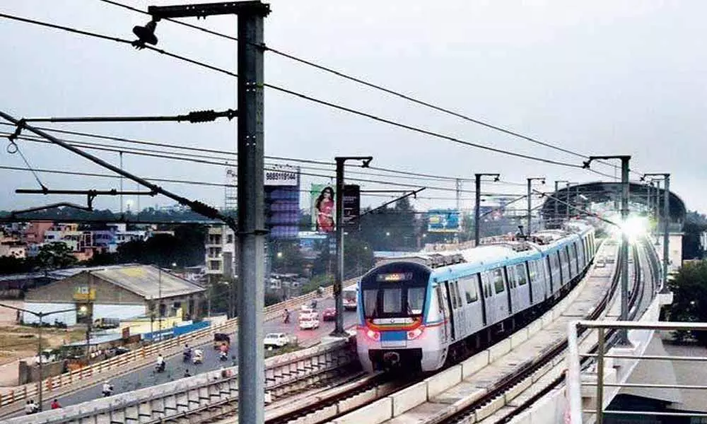 Hyderabad: Metro services disrupted for half-an-hour on Miyapur-LB Nagar stretch