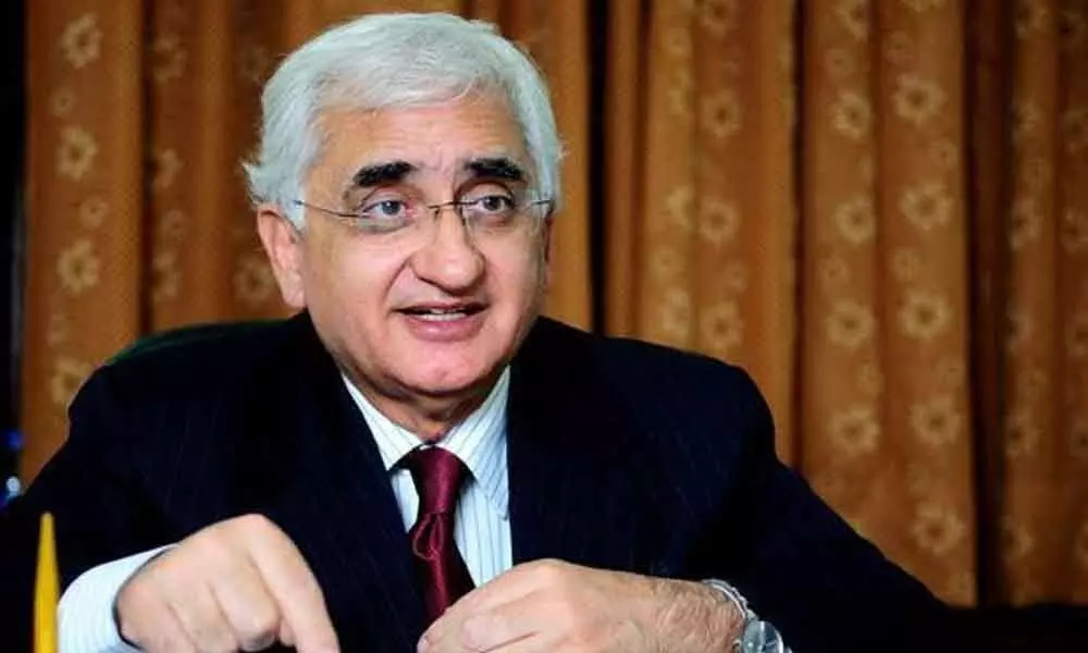 If somethings on statute book, you have to obey: Salman Khurshid on Sibals CAA remark