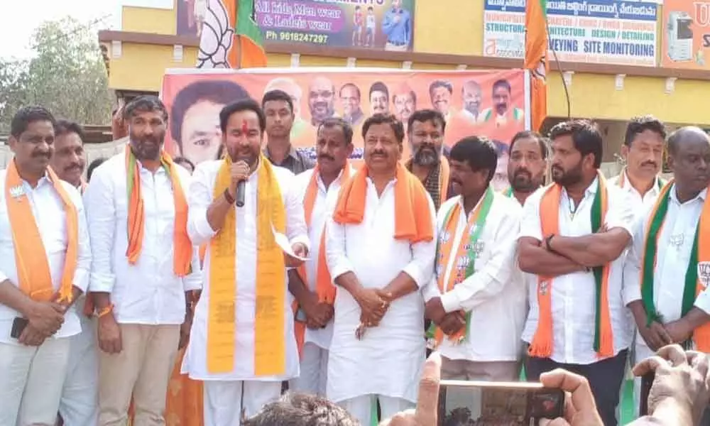 Kishan Reddy hits out at TRS govt