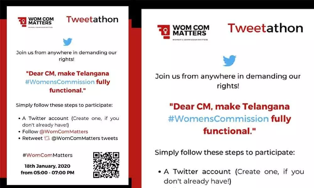 Tweetathon conducted for women commission head
