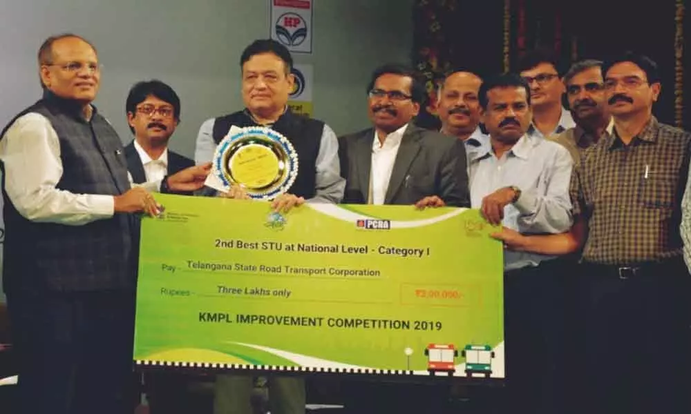 TSRTC bags awards for fuel conservation