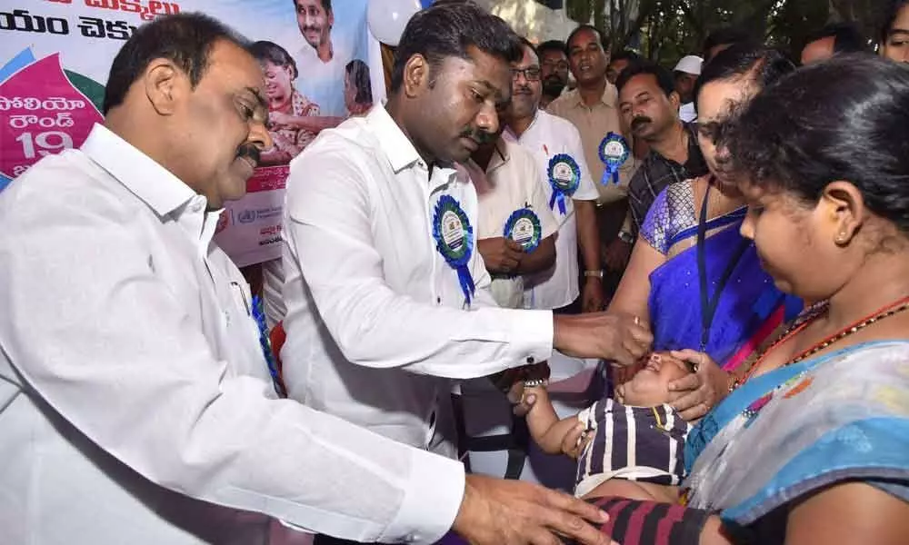 4.70 L kids administered polio drops in Anantapur
