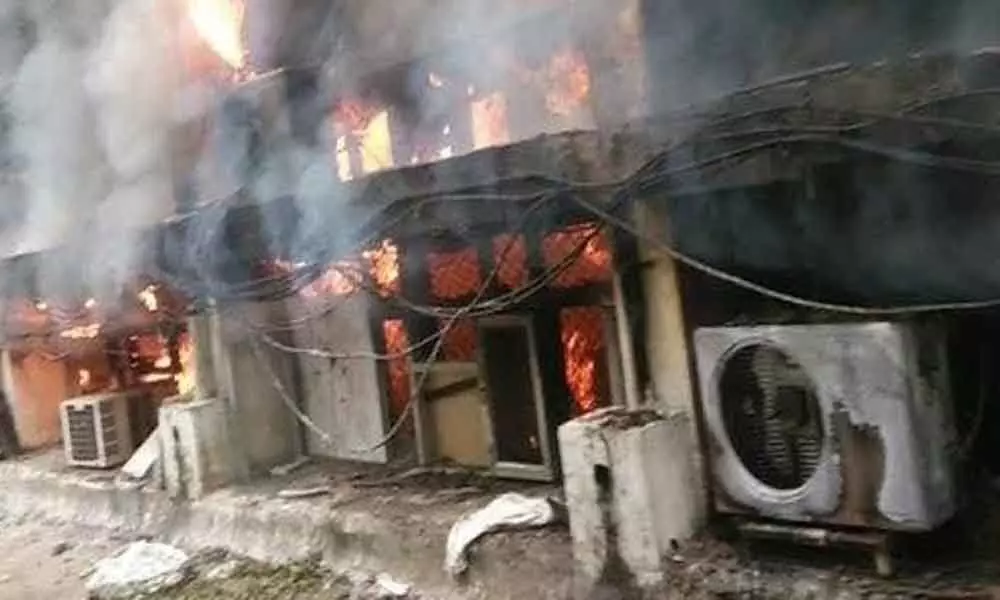 Fire breaks out at Delhi Transport Department office