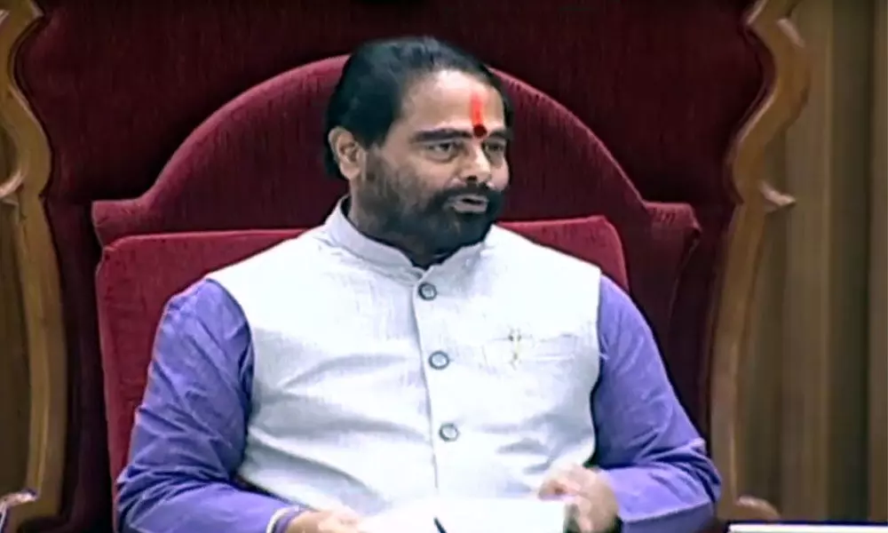 Speaker Tammineni Sitaram fumes at TDP leaders, orders govt to probe on land irregularities in Amaravati