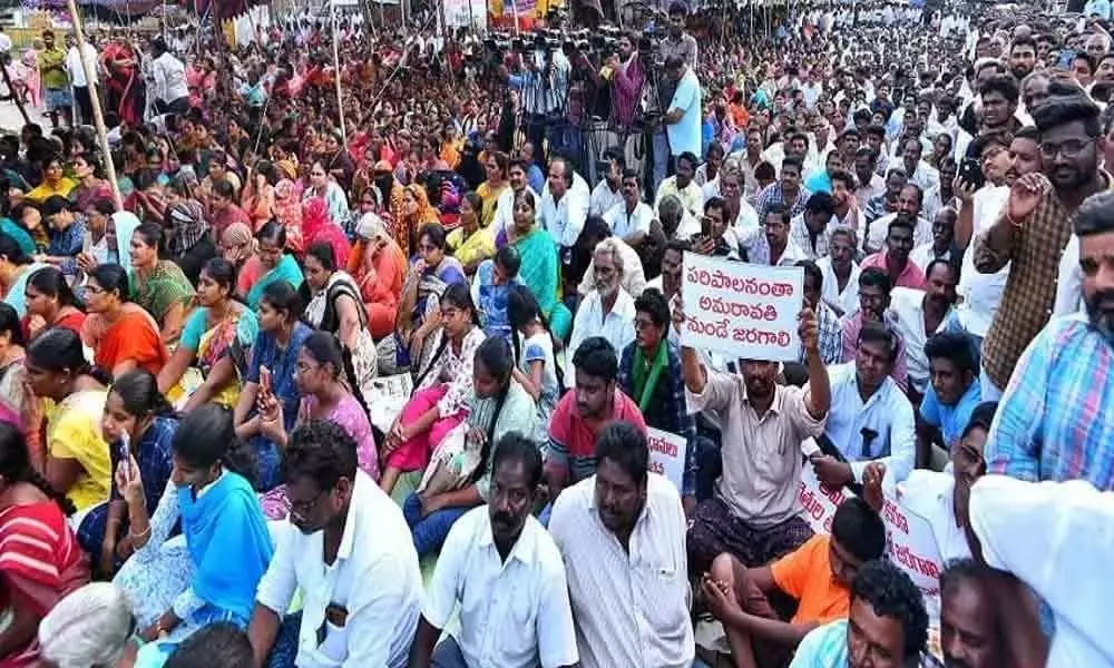 Andhra Capital row: Amaravati JAC calls for bandh on Tuesday against three capitals