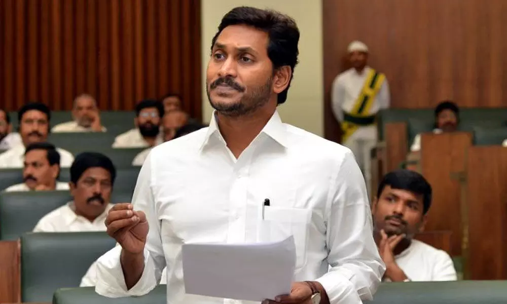 17 TDP leaders suspended from the Assembly for obstructing CM Jagans speech