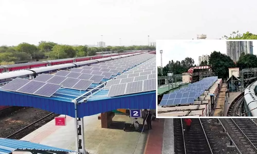Vijayawada Railway Station gets Solar Photo Voltaic Cover Over Platform