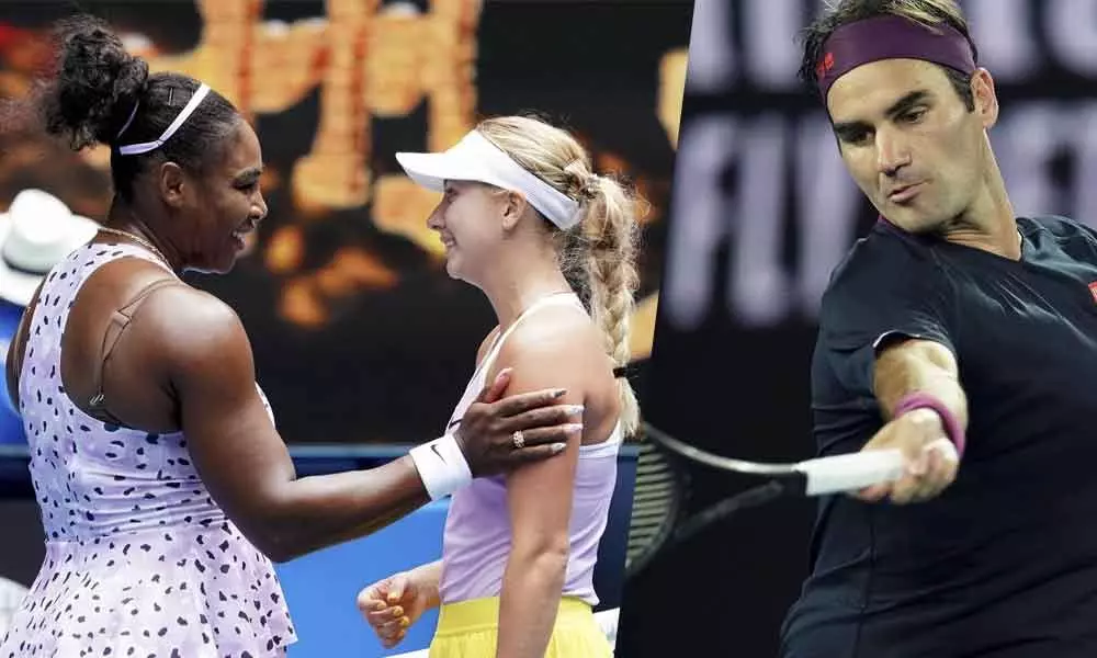 Federer, Serena canter on inaugural day