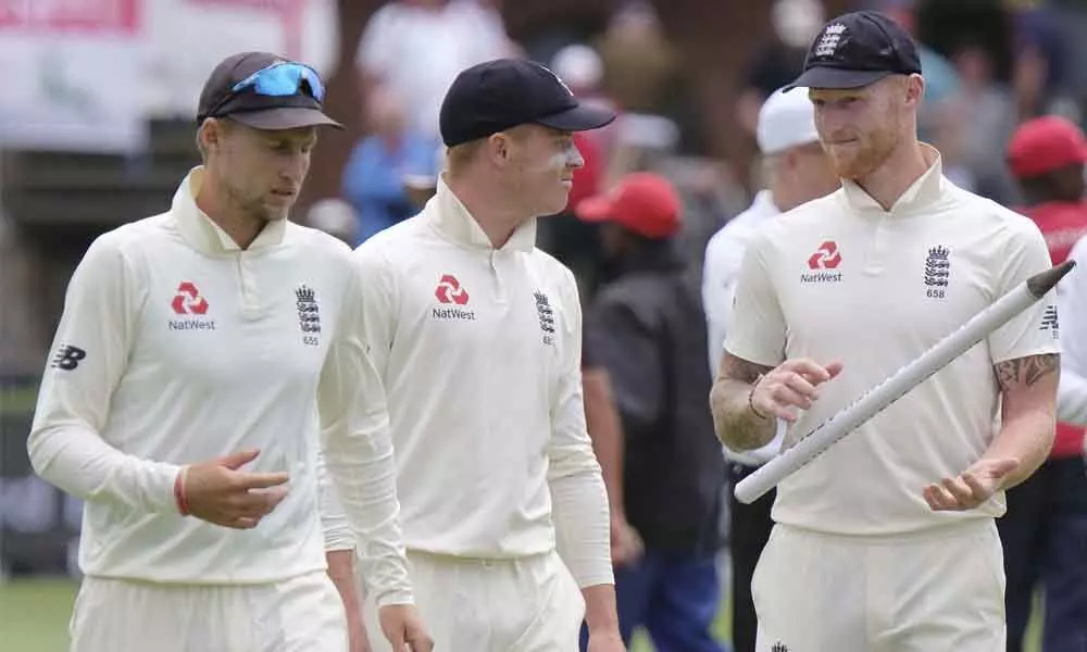 England celebrate innings win over Proteas