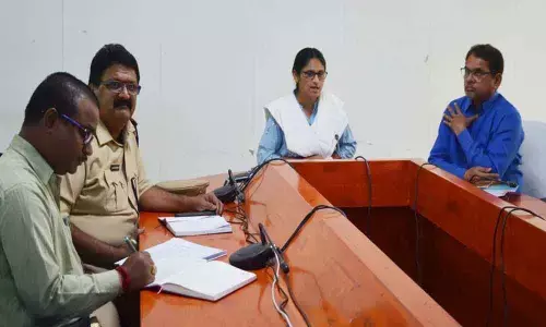 District Collector Ayesha Masrat Khanam reviews poll arrangements