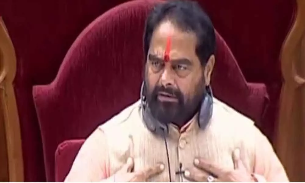 Assembly Session: Speaker Tammineni Sitaram stages walkout from the house