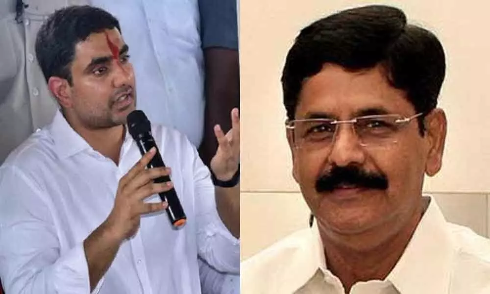Lokesh confronts with YSRCP MLA in the assembly lobby, says no point in sitting in the council