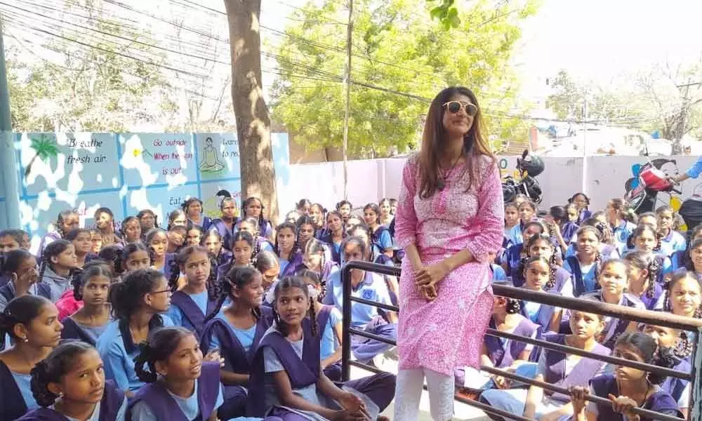 Hyderabad: Lakshmi Manchu dons role of teacher at govt school