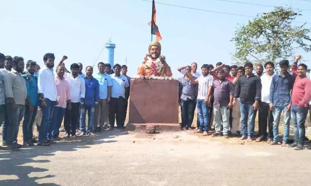Rich tributes paid to Chhatrapati Shivaji at Chevalla