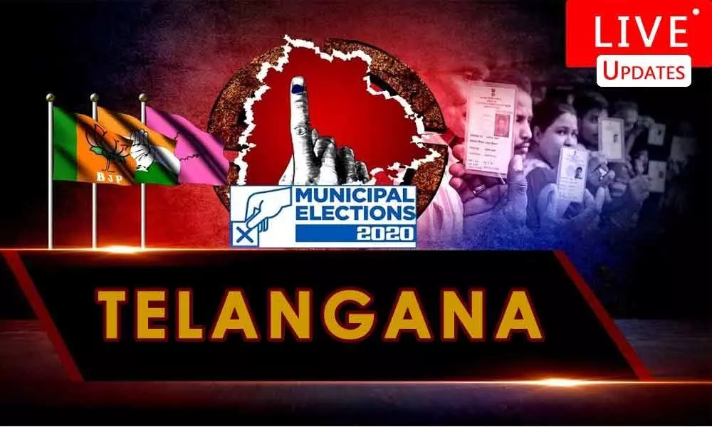 Telangana municipal elections 2020 live updates: 75% polling recorded till 5pm