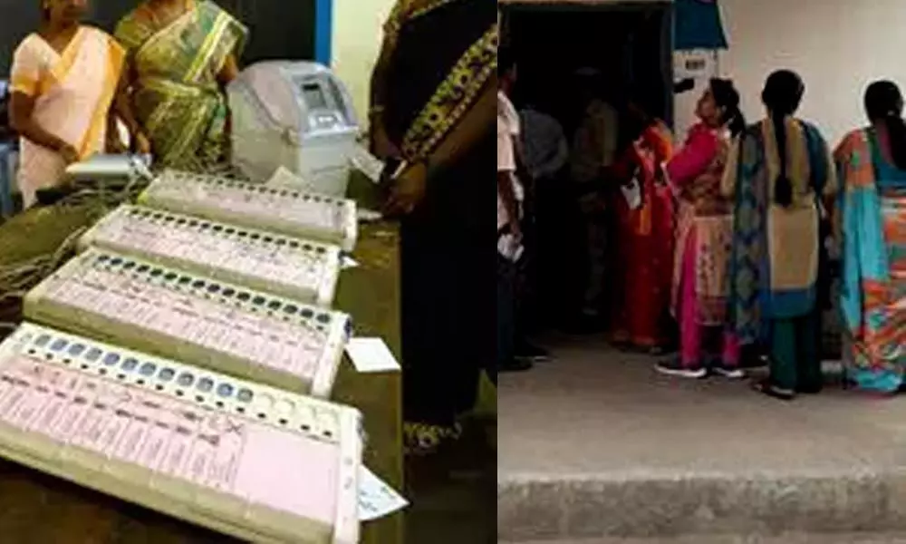 Nizamabad: 10 women held for moving suspiciously at polling centre