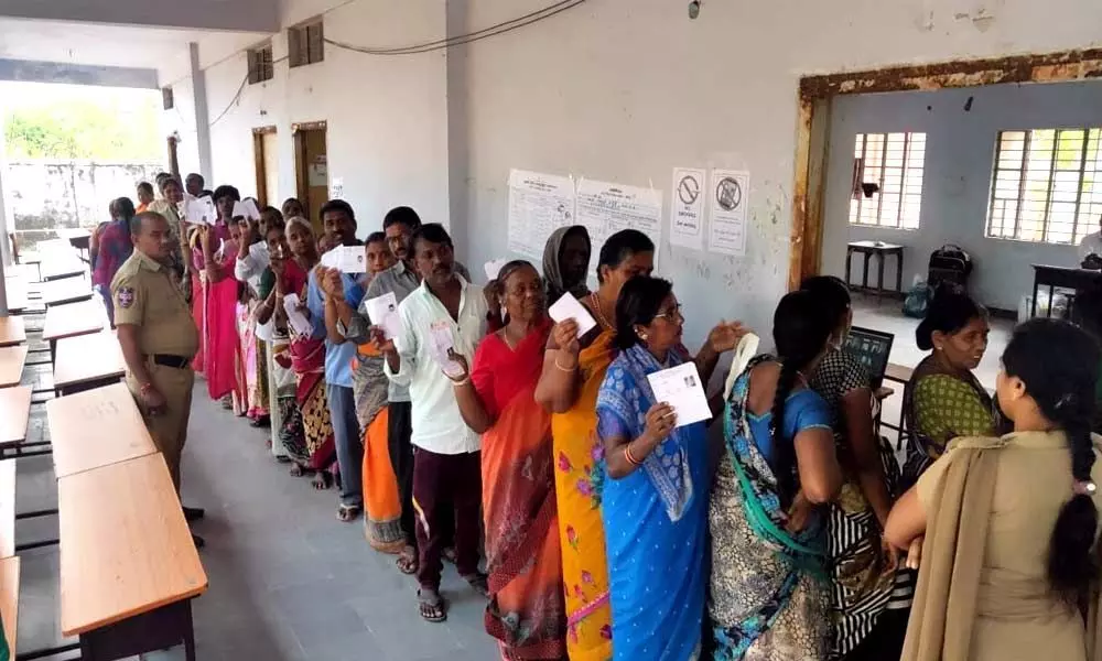 71.37 per cent polling in Telangana municipal elections