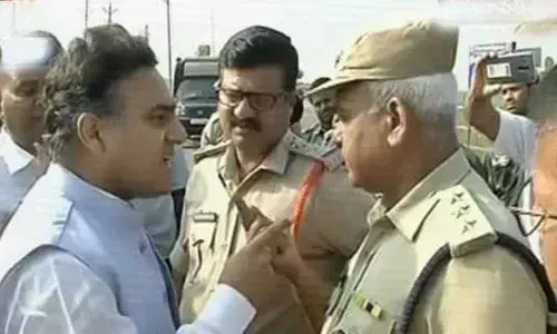 TDP MLCs were stopped by police before entering the Assembly premises