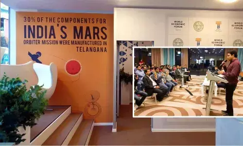 Telangana Pavilion attracts visitors at WEF-2020 Davos