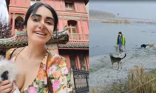 Adah Sharma in Rishikesh for vacation