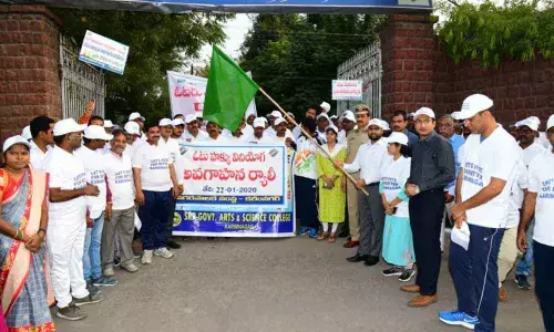 Karimnagar: 2K-Walk on voting right organized
