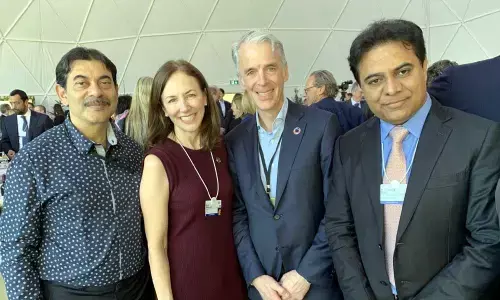 KTR promotes Telangana as an investment destination at WEF