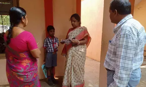 Kakinada: Assistant Commissioner JSV Lakshmi inspects Kendriya Vidyalaya