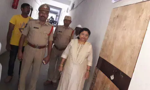 Collector M Prashanthi inspects ballot box strongroom