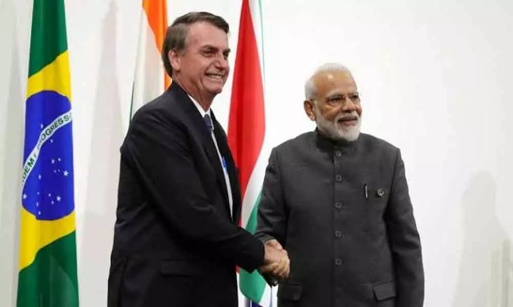 Brazilian President Jair Bolsonaro arrives on 4-day India visit