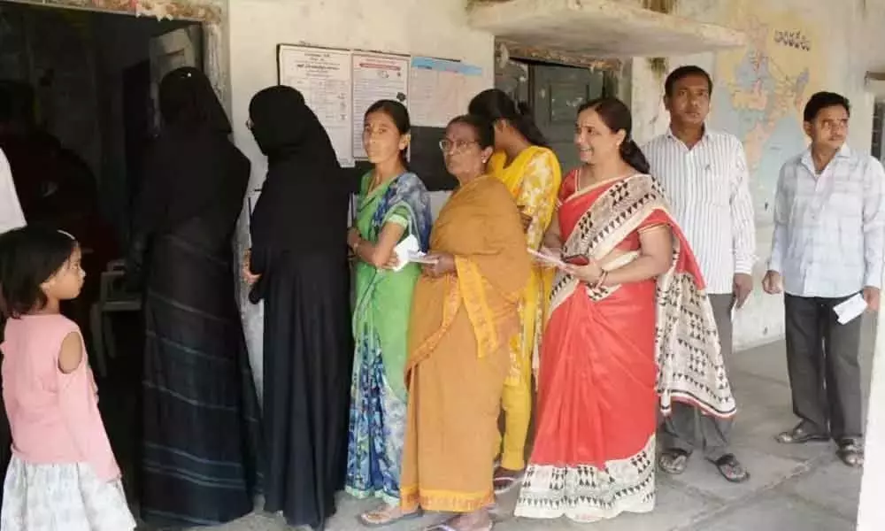 62 per cent polling for Karimnagar Municipal Corporation