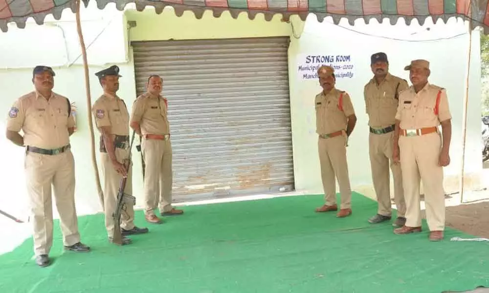 Tight security for vote counting in Mancherial
