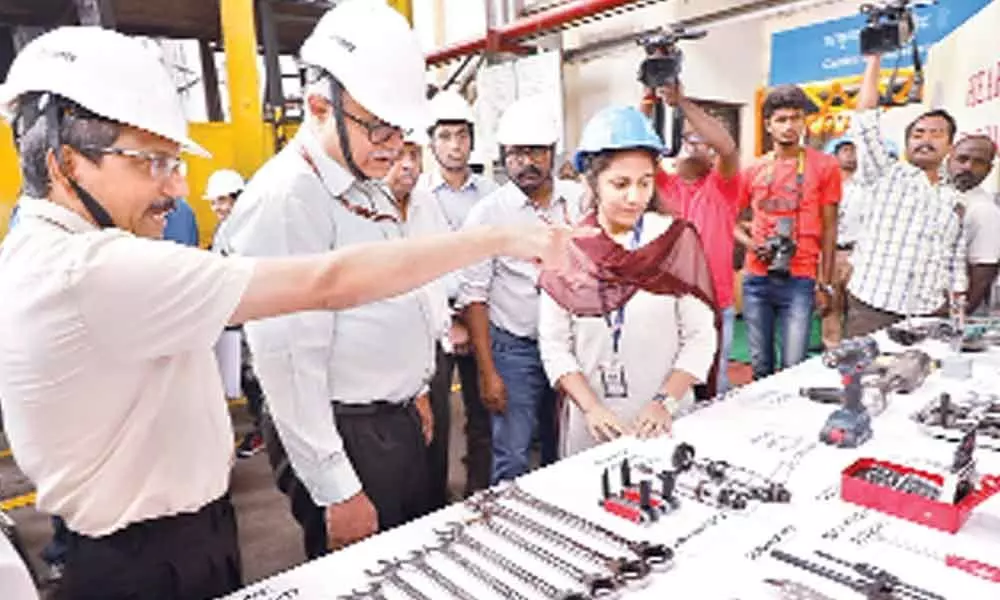 South Central Railway chief Gajanan Mallya inspects carriage workshop in Secunderabad