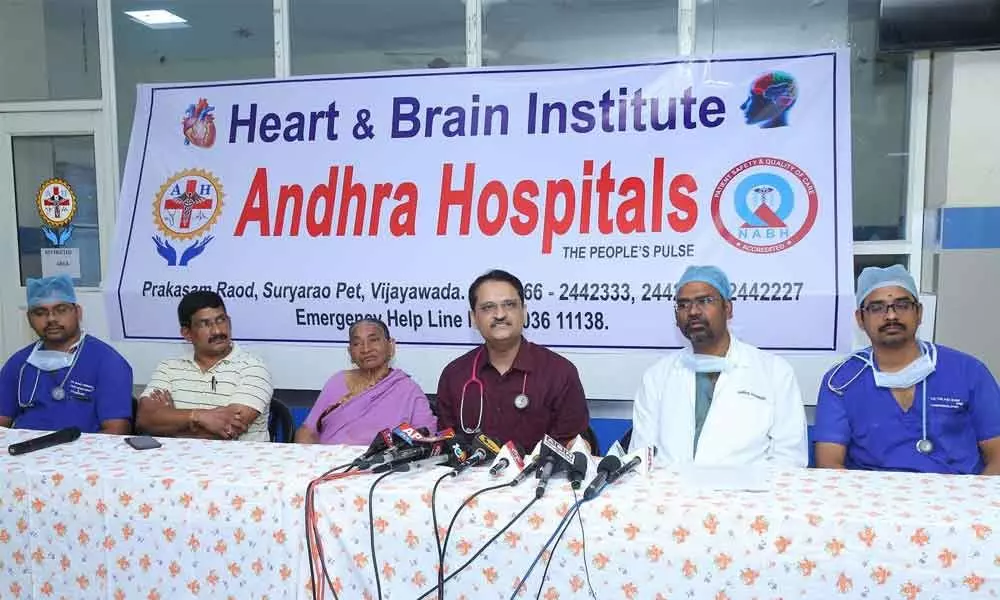 Vijayawada: Andhra Hospital performs rare heart surgery on octogenarian