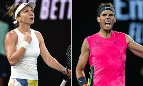 Nadal, Halep roll on as shocks rattle Australian Open