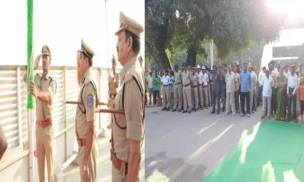 Telangana Police celebrated Republic Day with great spirit and enthusiasm