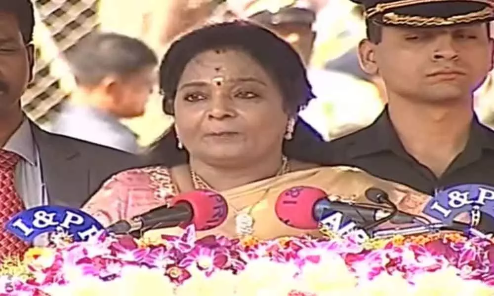 Republic Day Speech of the Honble Governor of Telangana Dr Tamilisai Soundararajan