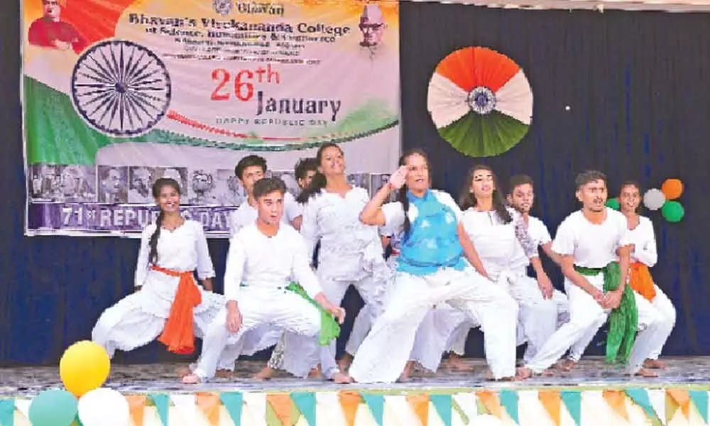 Patriotic fervour marks R-Day fete across TS, AP schools, colleges