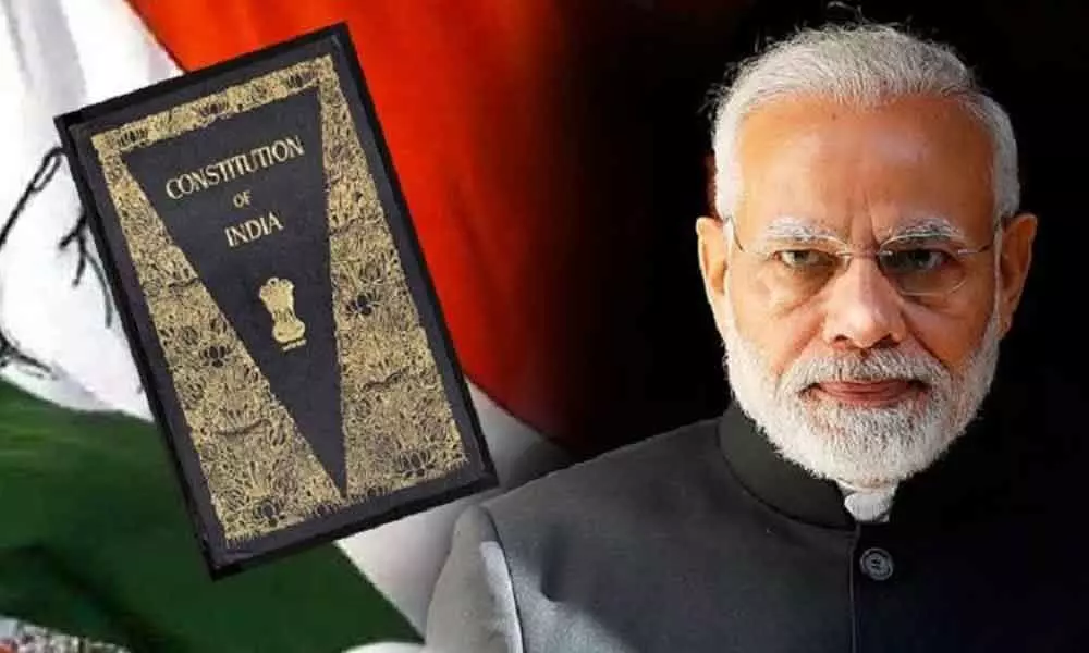 Congress sends copy of Constitution to PM, says read it when you get time