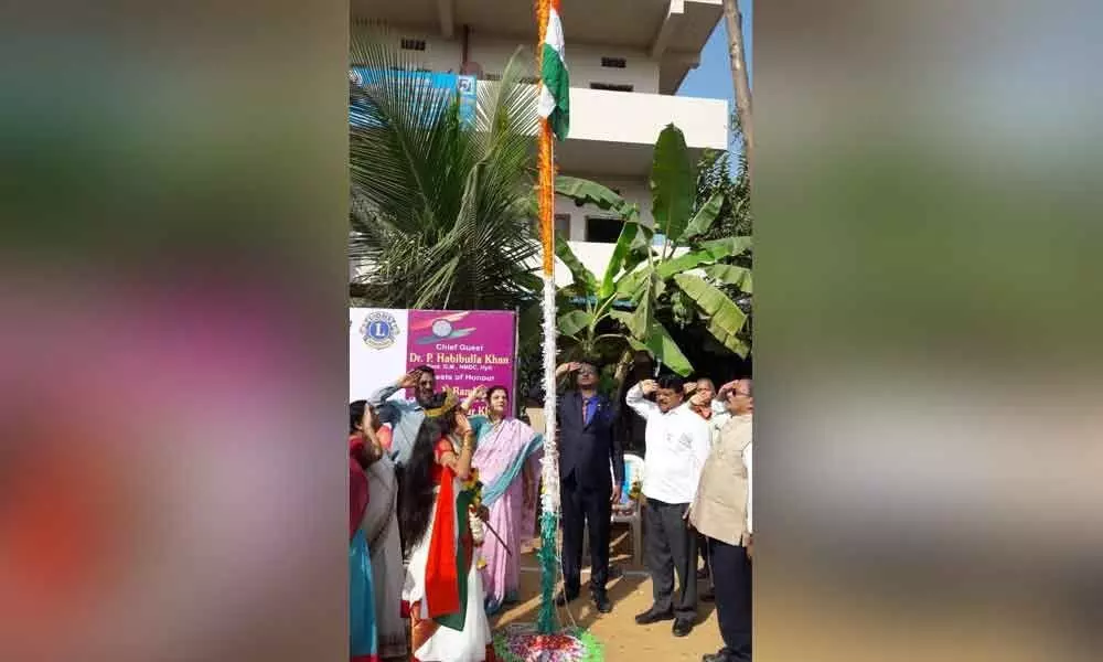 Hyderabad: Helen Keller School celebrates Republic Day