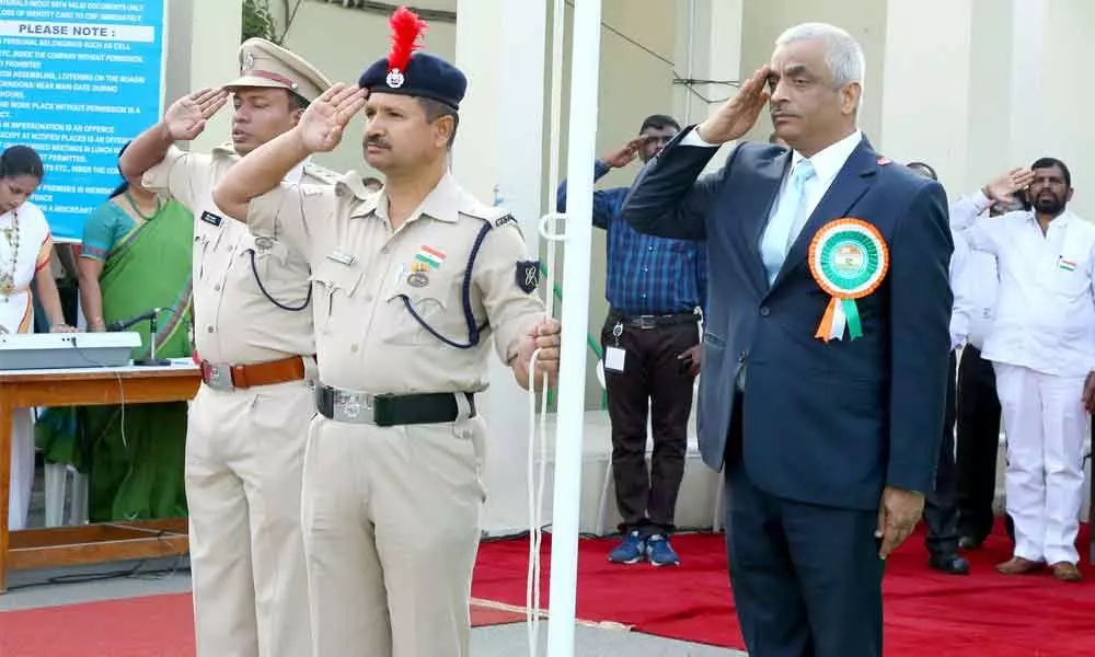 Hyderabad: Republic Day celebrations at ECIL