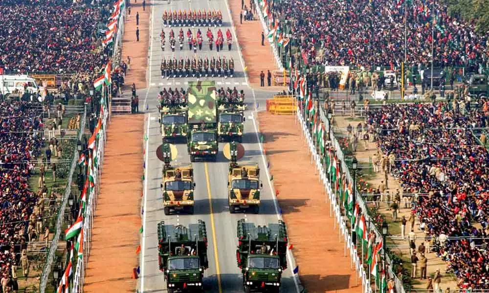 Capital under multi-layer ground-to-air security celebrations