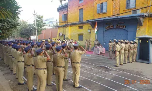 Republic Day celebrations in Chanchalguda Central Prison