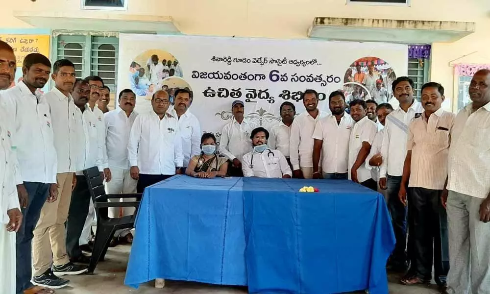Ireland NRI Prabod Reddy launches free medical services to farmers of Sivaraddygudem Village in Yadadri district
