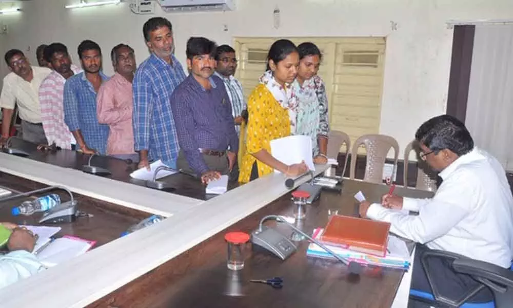 Kothagudem: Joint Collector K Venkateswarlu calls for the speedy redressal of grievances